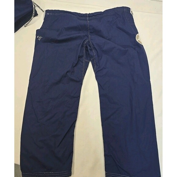 Gold BJJ Aeroweave  Lightweight Blue BJJ Gi Uniform Set A3H 100% Cotton *READ** - Picture 10 of 15